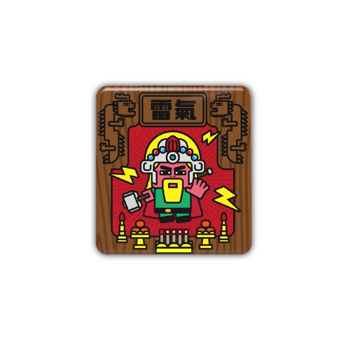 DDED x Vinnic Magsafe 磁吸式行動電源 雷神關公