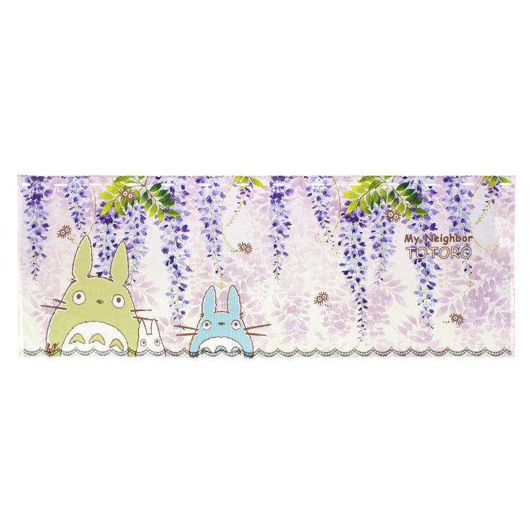 吉卜力龍貓咖啡廳窗簾 120 x 47 cm 紫藤龍貓 #CM23C-11285