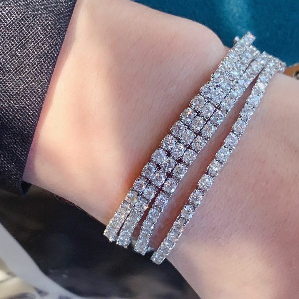 三克拉經典牛頭滿鑽