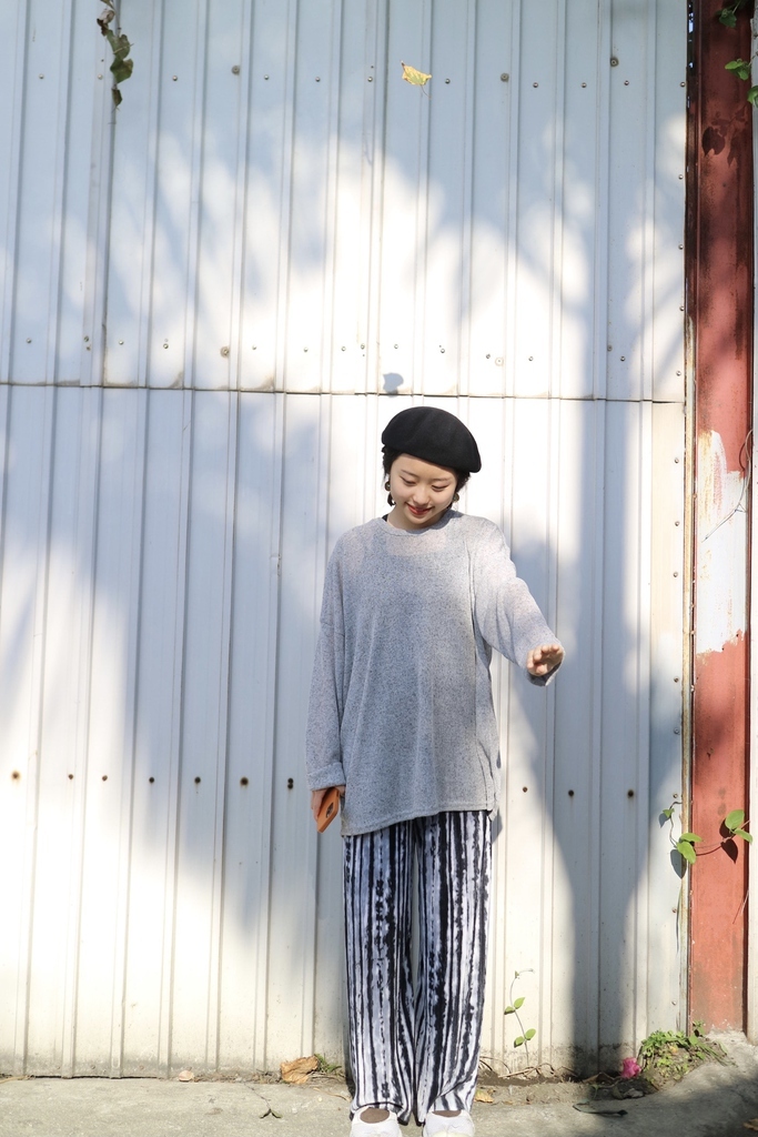 [4色入 ] 必入手薄身Oversize Top ( Grey)