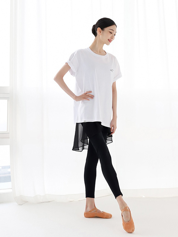 韓國 Messiah【MES-Plie 芭蕾樣式寬版T恤/上衣】