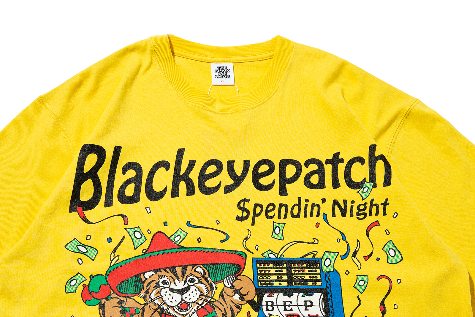 BlackEyePatch "$PENDIN’ NIGHT TEE" (Yellow)