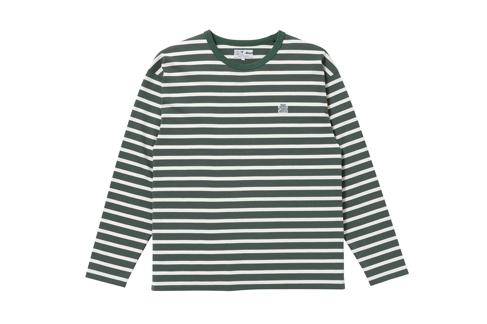 BlackEyePatch "OG LABEL BORDERED L/S TEE"