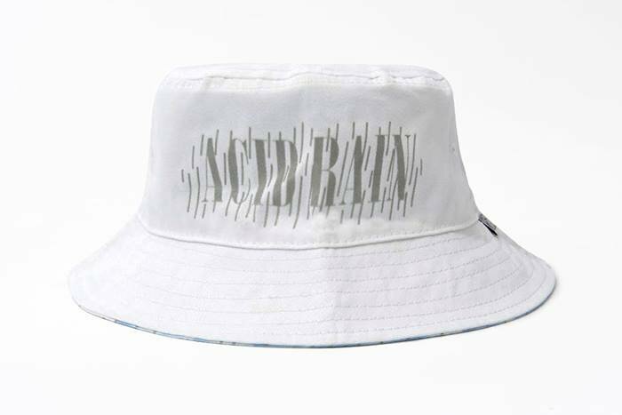 REMIX "PRETTYNICE Bad Weather Reflective Bucket Hat" (White)