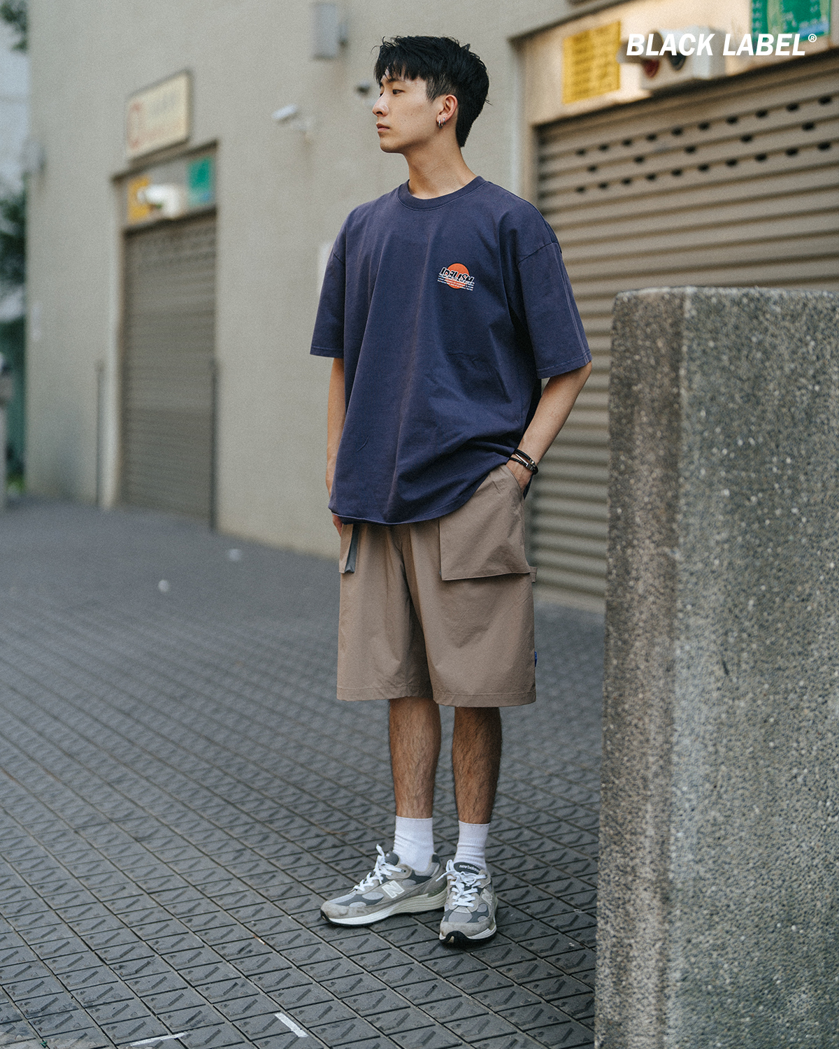 BLACK LABEL 機能口袋層工裝短褲 3色 LBB16