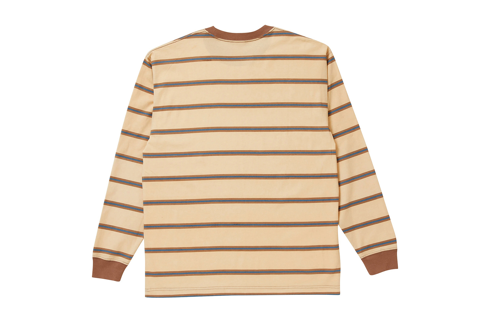 BlackEyePatch "SIZE LABEL BORDERED L/S TEE"