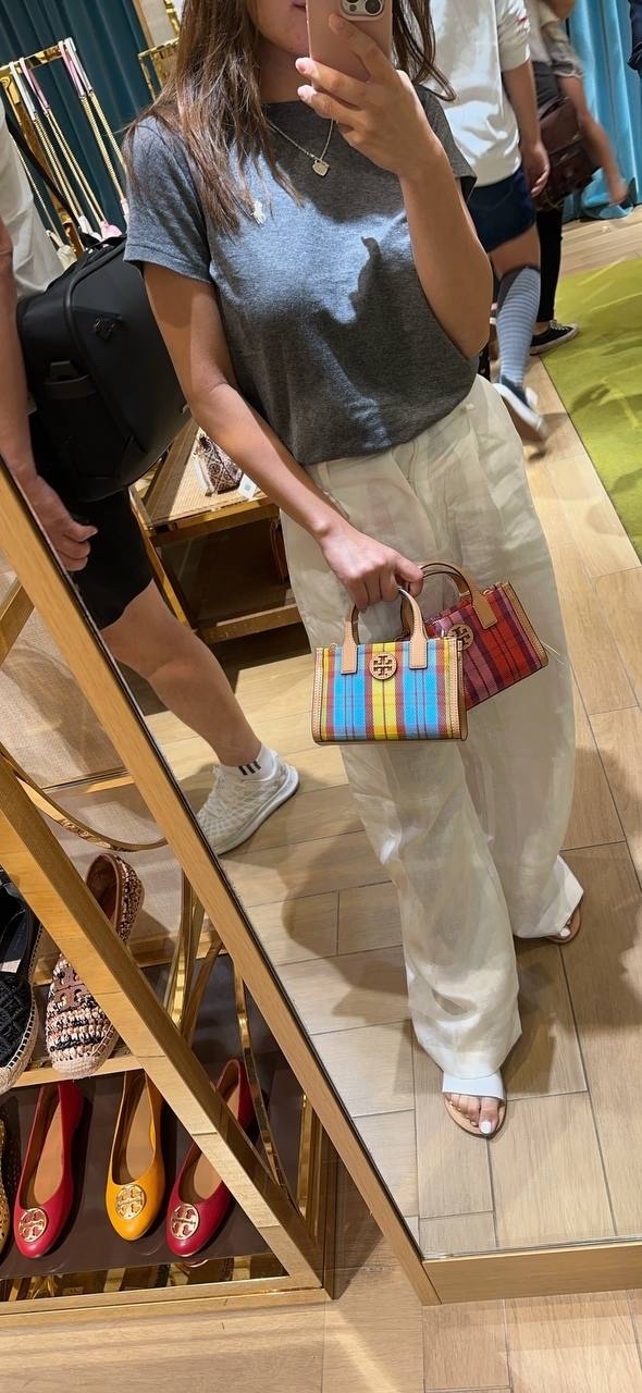 Tory Burch Nylon Mesh Mini Tote