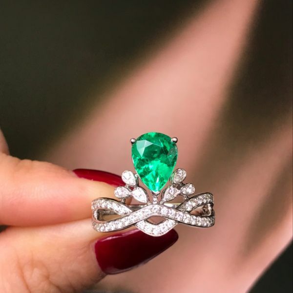 1.85ct祖母綠戒指