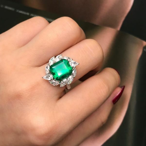 5.11ct 祖母綠戒指