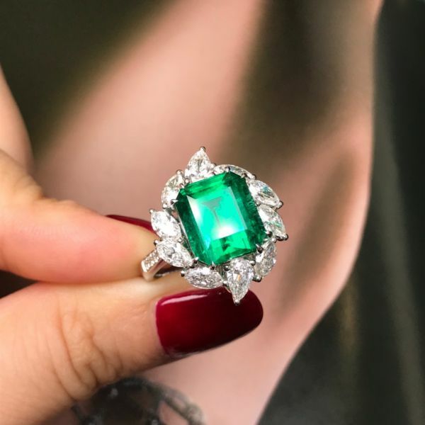 5.11ct 祖母綠戒指