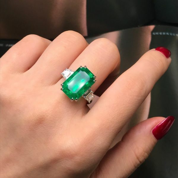 8.67無油祖母綠戒指