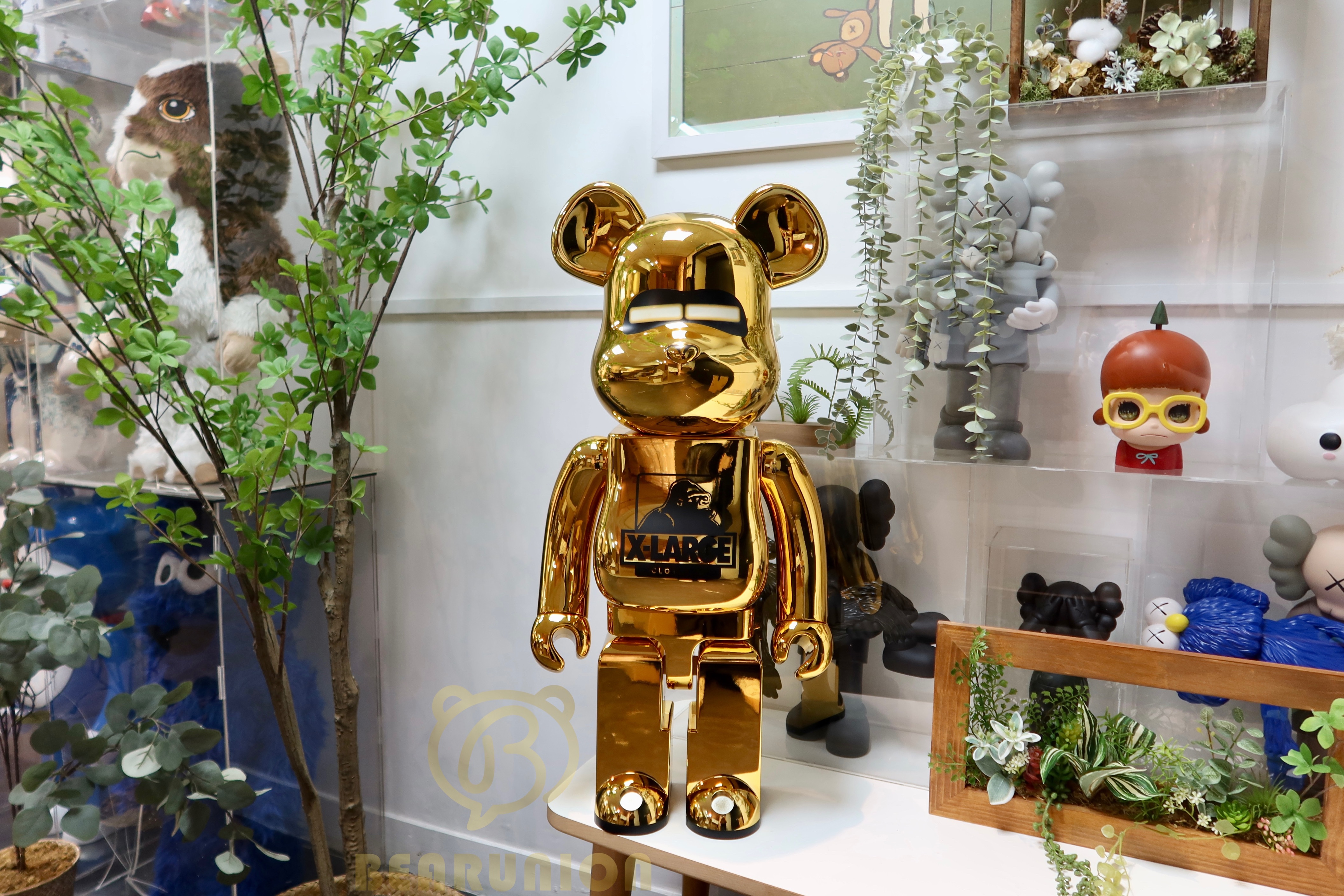 🥇現貨🥇 Bearbrick 1000% XLARGE × HAJIME SORAYAMA GOLD