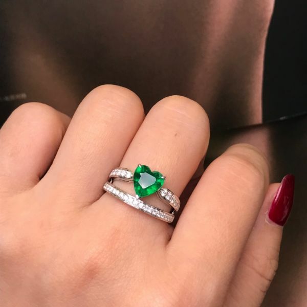 1.34ct 18K贊比亞祖母綠