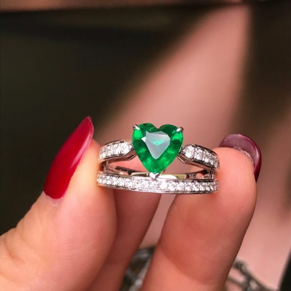 1.34ct 18K贊比亞祖母綠