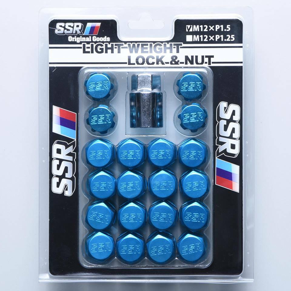 SSR 19HEX LIGHT WEIGHT LOCK&NUT SET