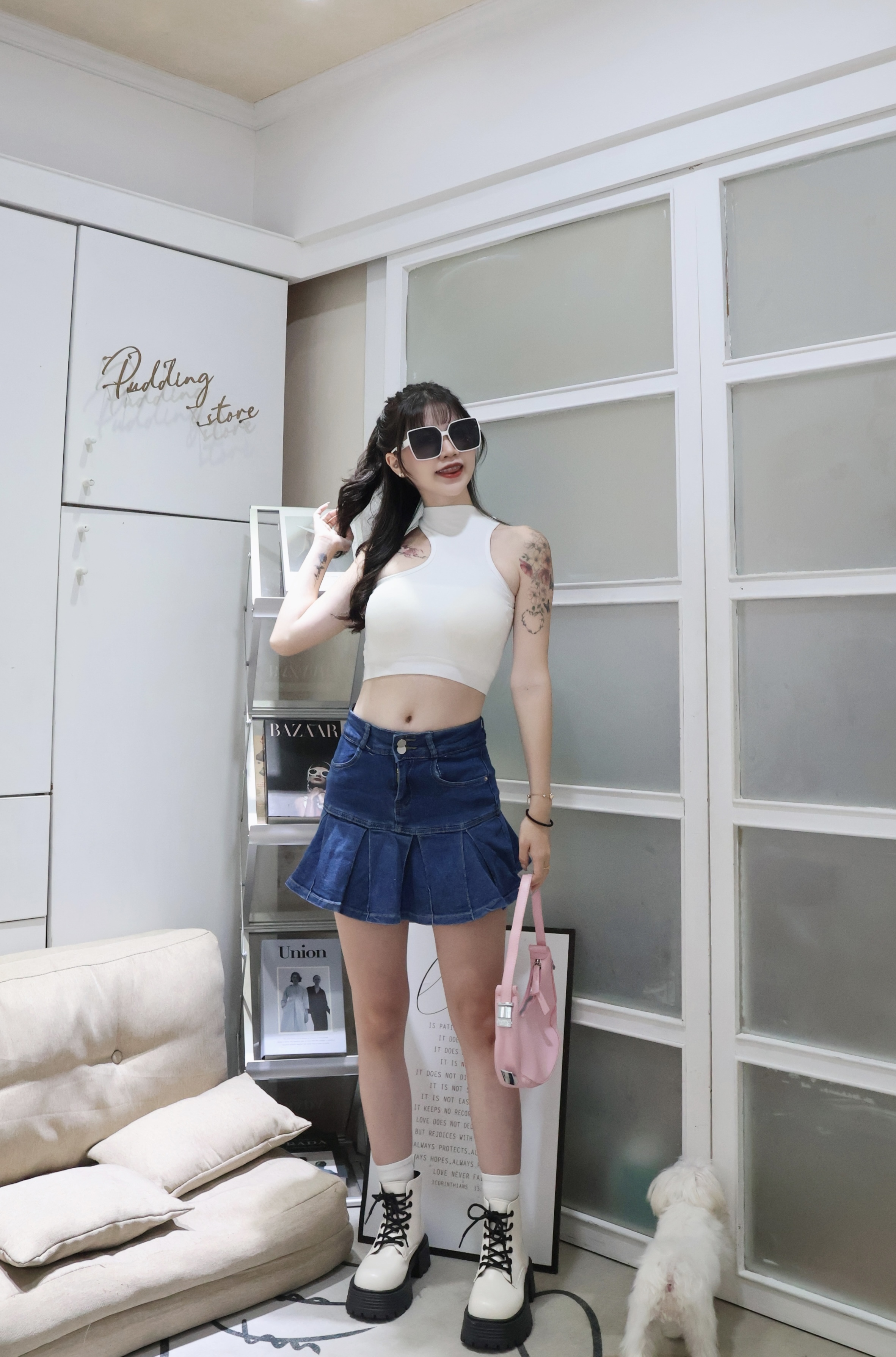 長腿妹妹🤎復古馬丁靴