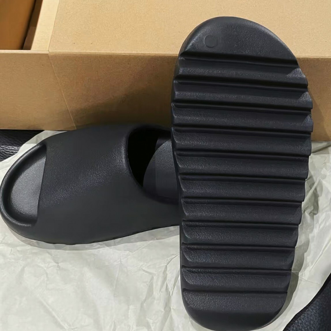 Adidas YEEZY Slide "Granite" 炭灰 深灰 拖鞋 休閒鞋 男女鞋
