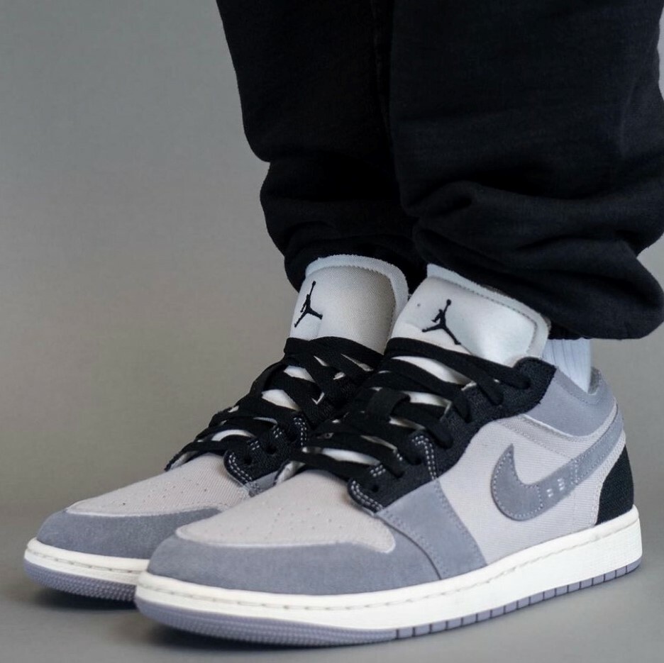 Nike Air Jordan 1 Low Craft "Cement Grey" 水泥灰 紫灰 喬丹 男鞋