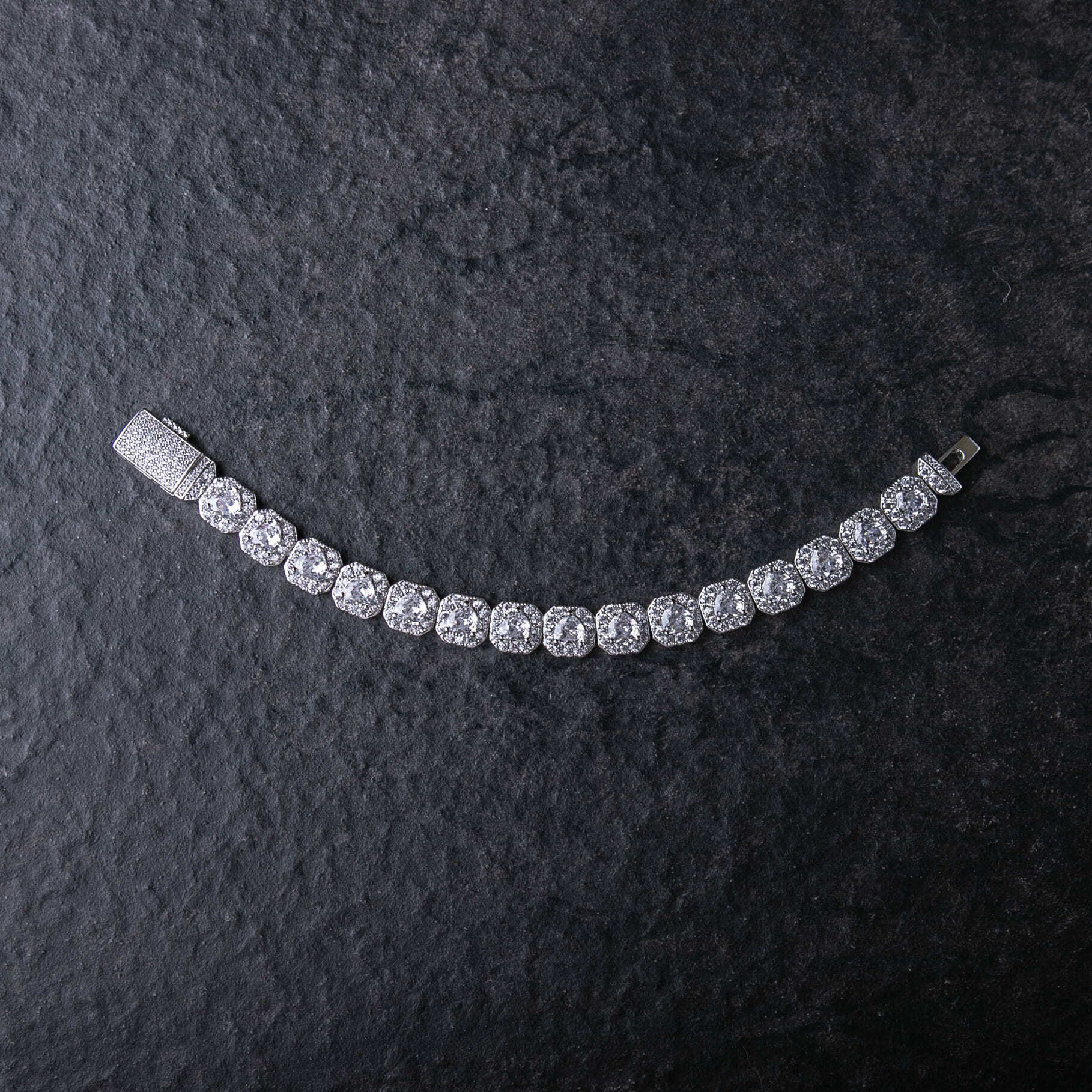 10mm滿鑲冰糖梅花手鍊