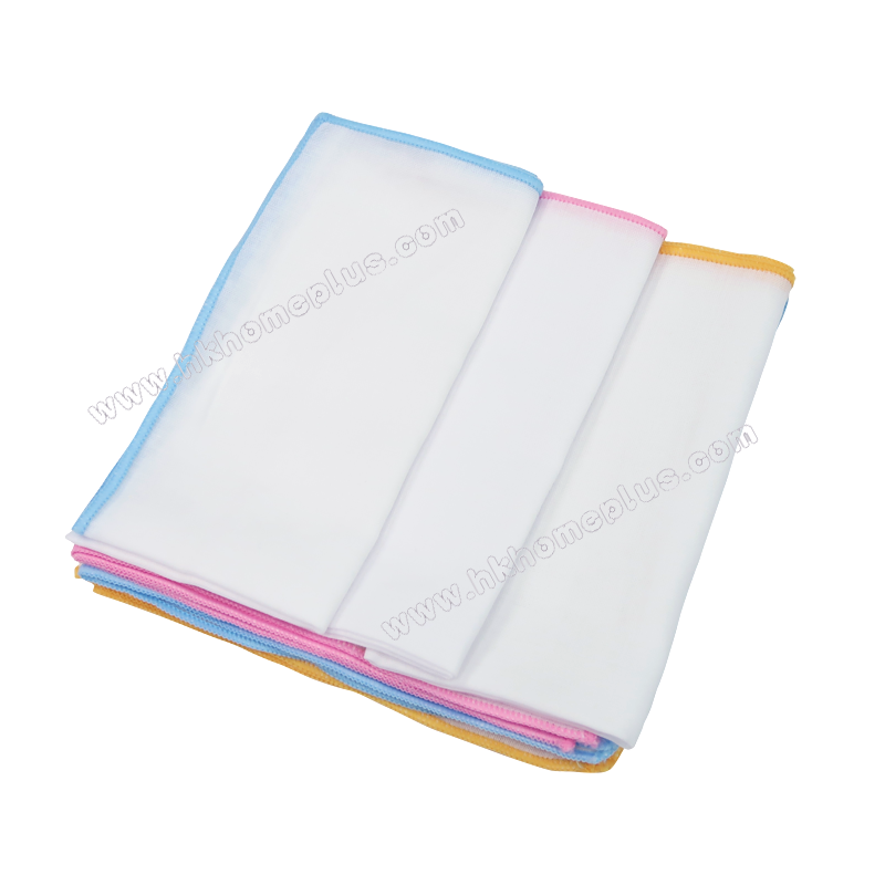 6條裝 嬰兒白色紗巾 4010007