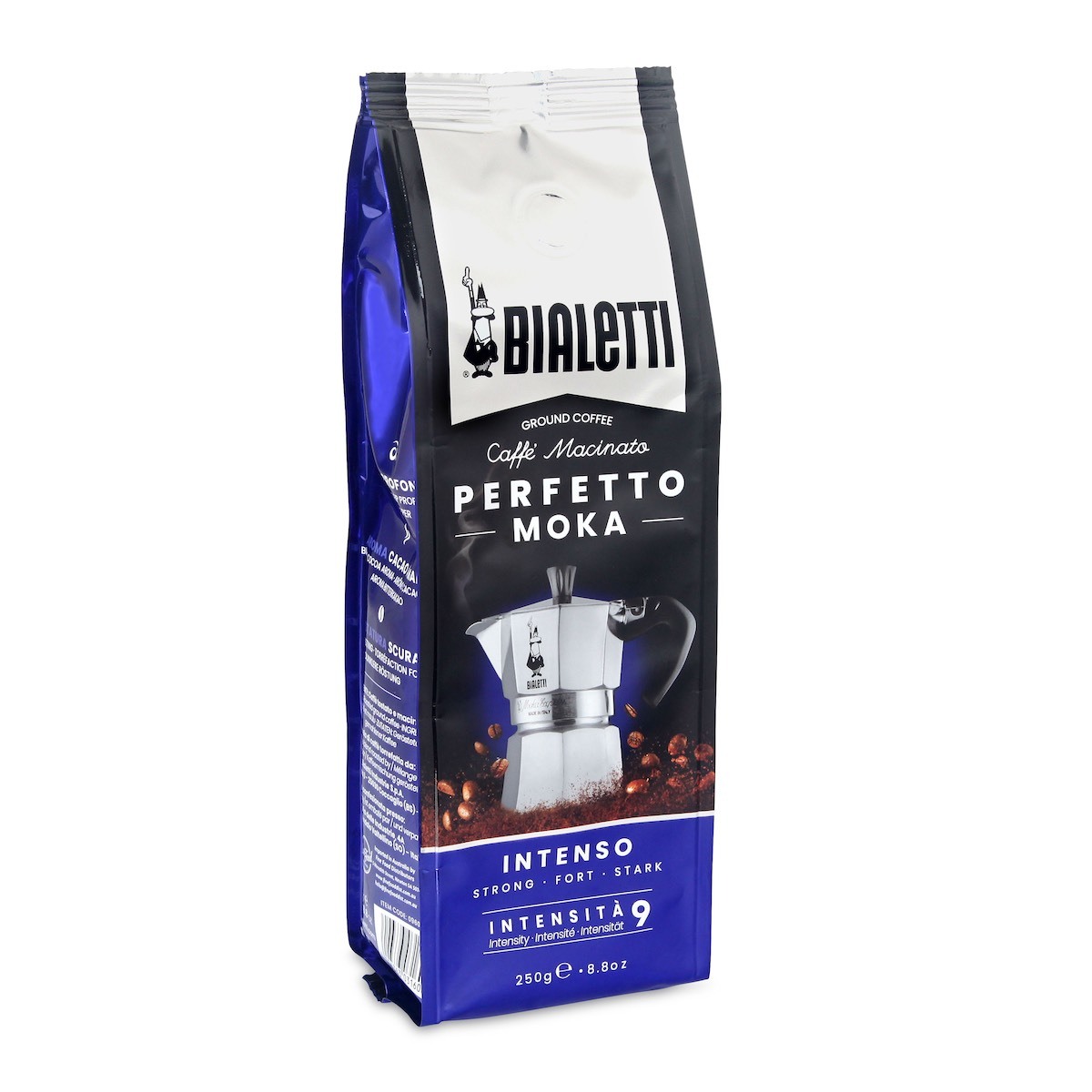 意大利 BIALETTI 250g袋裝摩卡咖啡粉-特濃 -096080354