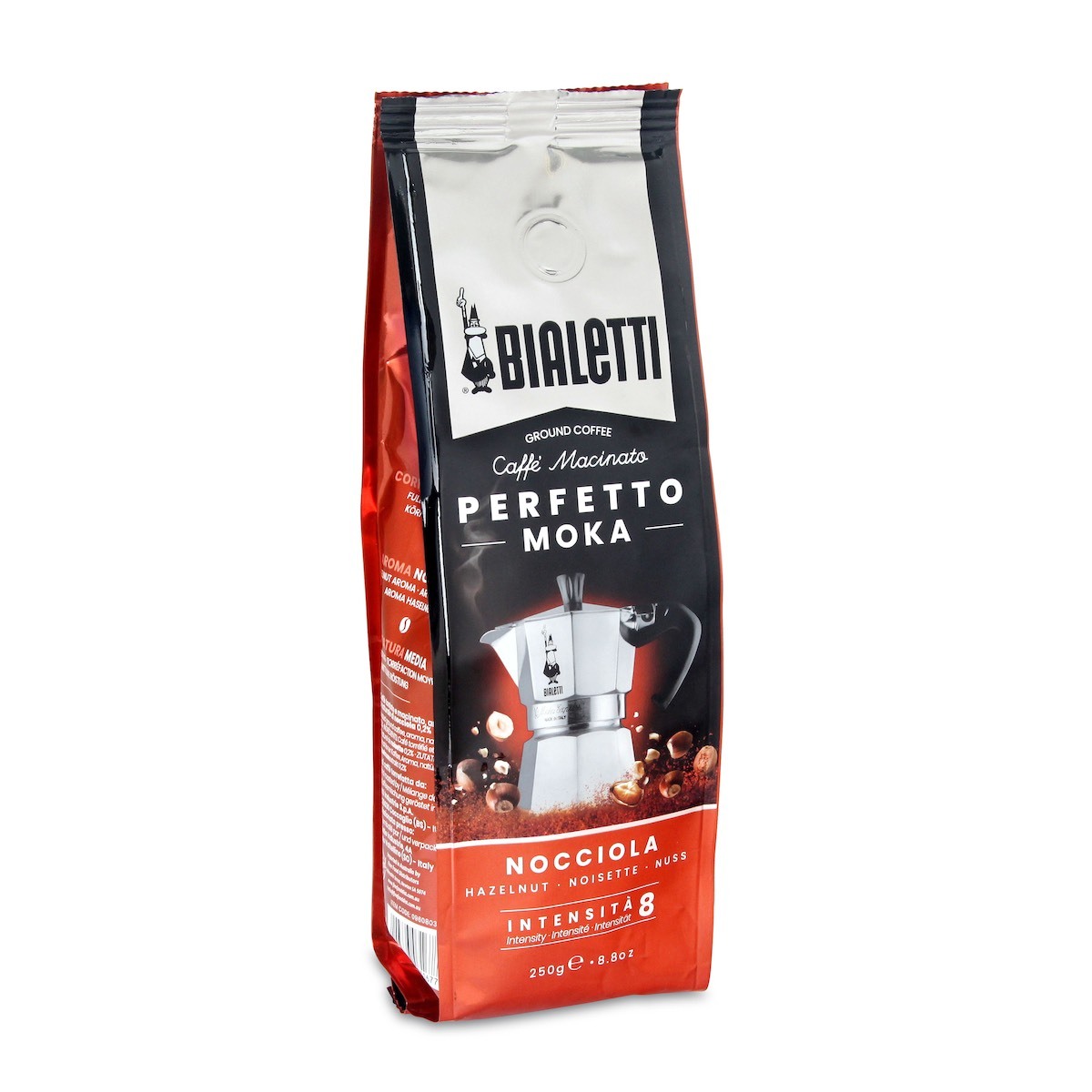 意大利 BIALETTI 250g袋裝摩卡咖啡粉-榛子味 -096080358 (此日期前最住: 20261126)