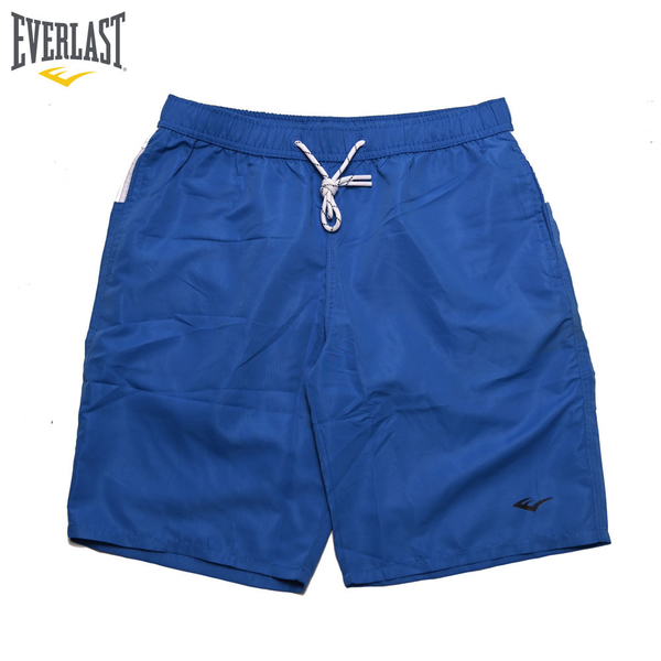 EVERLAST 短褲 藍白 拼接 後LOGO 休閒 風衣短褲 男 4021175482