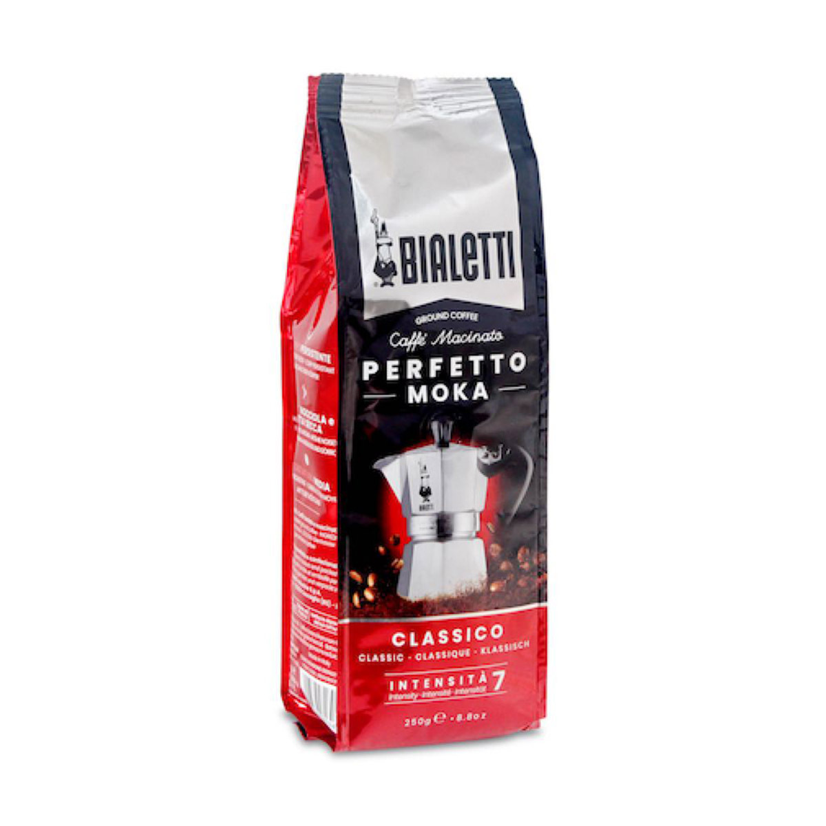 意大利 BIALETTI 250g袋裝摩卡咖啡粉-榛子乾果香 -096080355