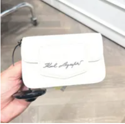 [S] KARL LAGERFELD 23SW3220 K/ARROW MINI WALLET ON CHAIN,OFF WHITE,, 8720744269830 (SKL711)