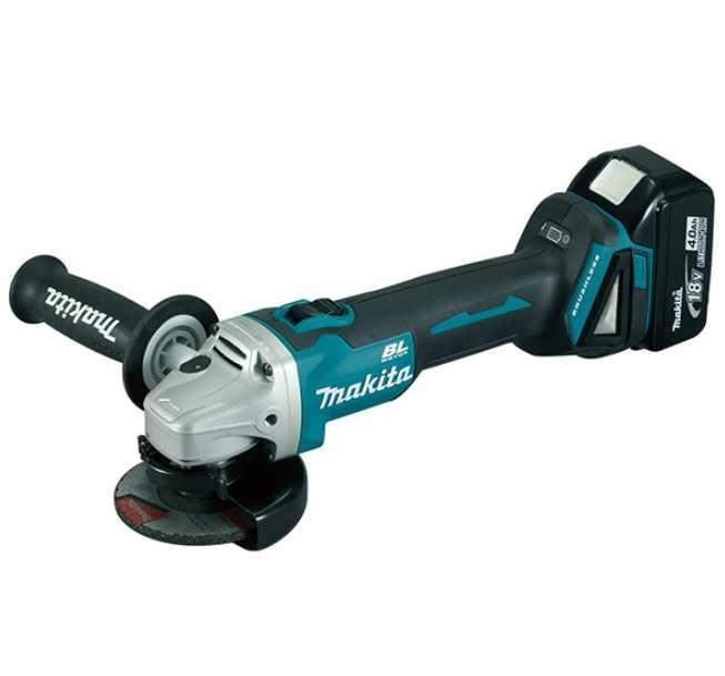 "MAKITA"牧田牌 充電式角向磨光機 100mm(無碳刷)(側開關)(鋰18V)