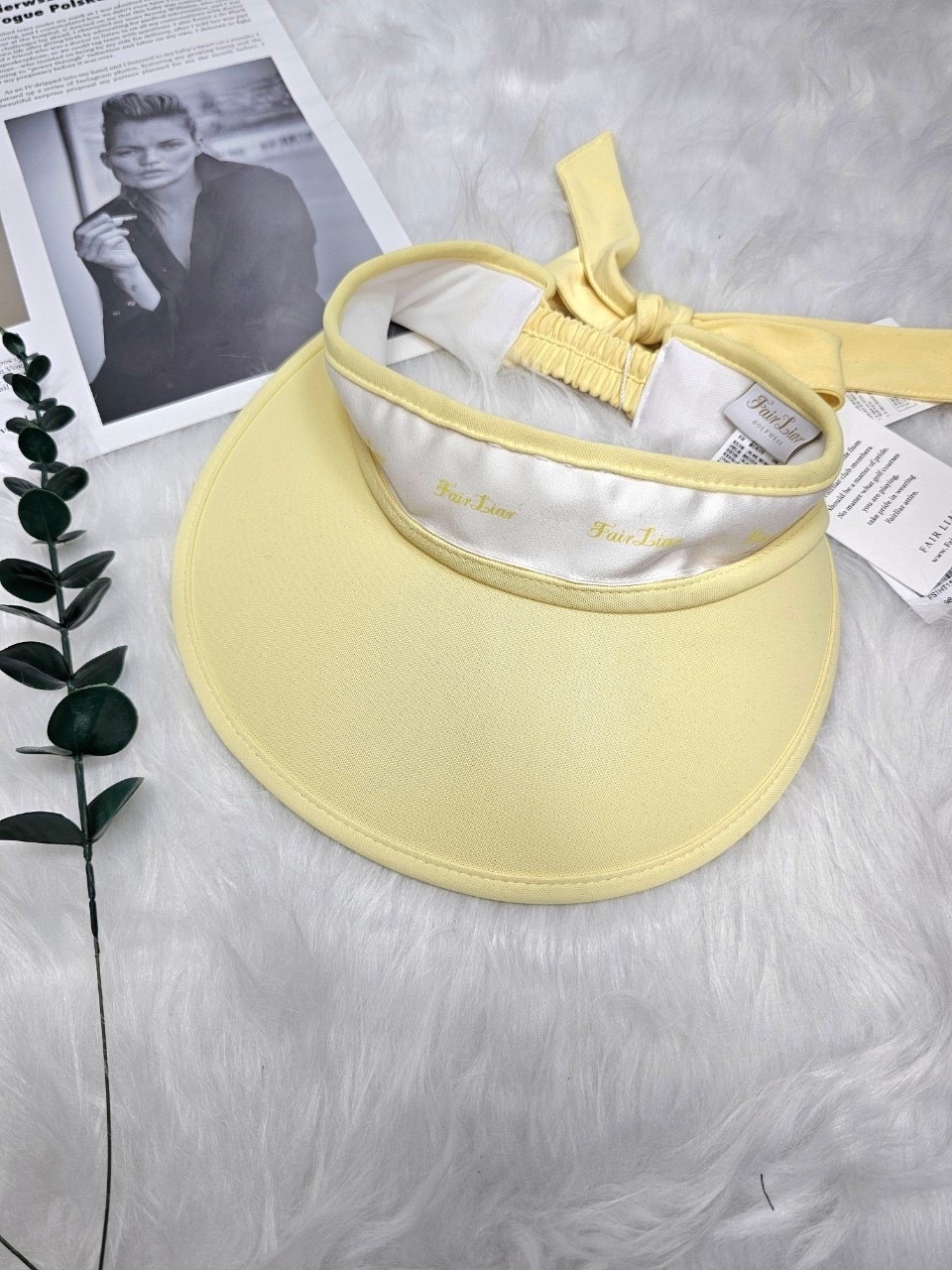 女【現貨】FAIRLIAR韓國正品/正品折扣/LPGA田仁智代言/熱銷款垂墜蝴蝶結高爾夫球帽/遮陽帽 中空帽/MWA112025