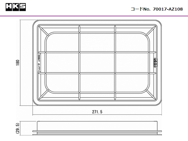 HKS SUPER AIR FILTER 空氣濾芯 70017-AZ108 MAZDA CX-5 KF 2017-