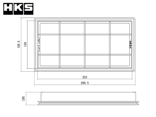 HKS SUPER AIR FILTER 空氣濾芯 70017-AT132 LEXUS NX450h+
