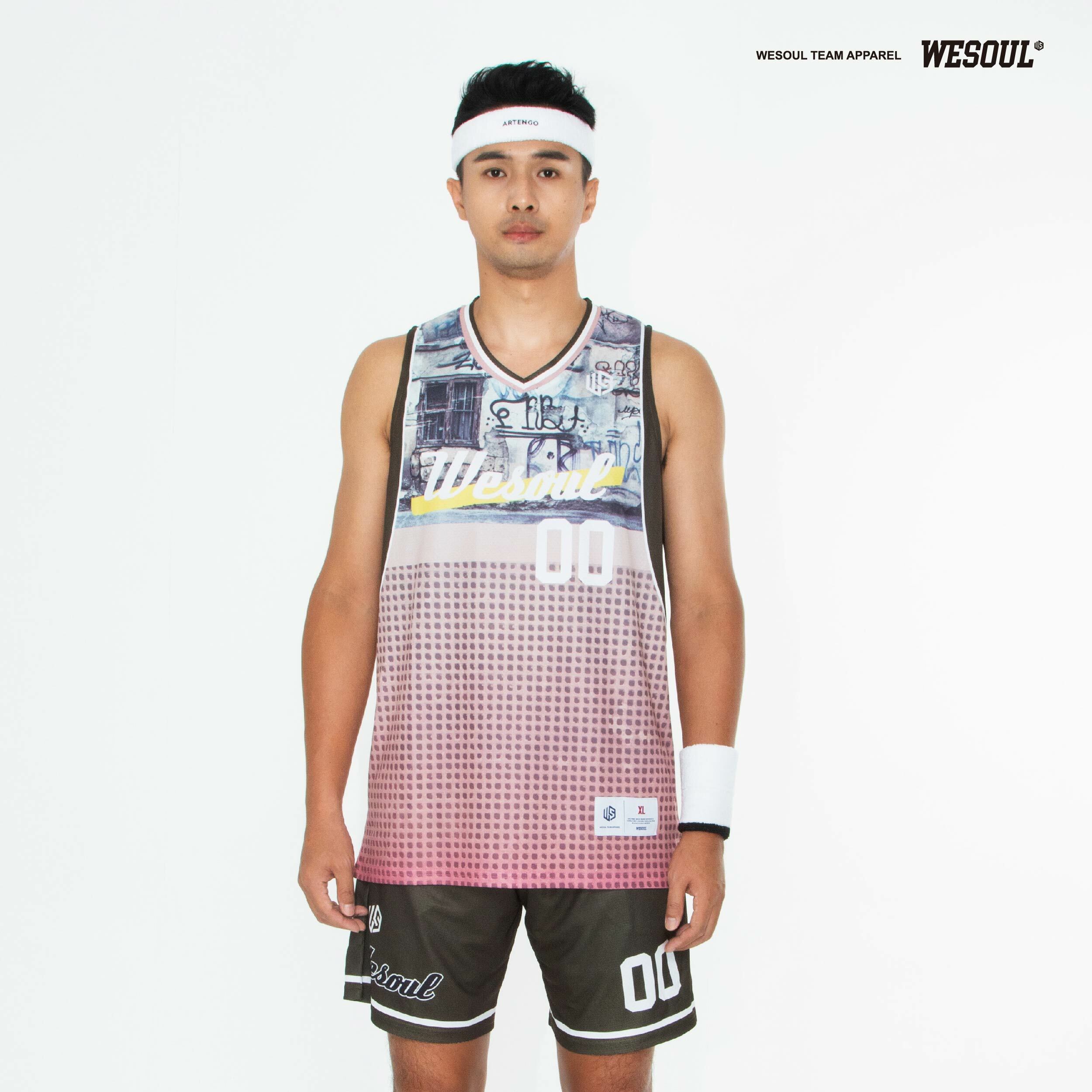 【WESOUL】WS23J002 全客製籃球服 / 客製隊名，隊徽，號碼不加價 / 球衣