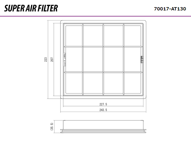 HKS SUPER AIR FILTER 空氣濾芯 70017-AT130 TOYOTA RAV4 2.0 2019-