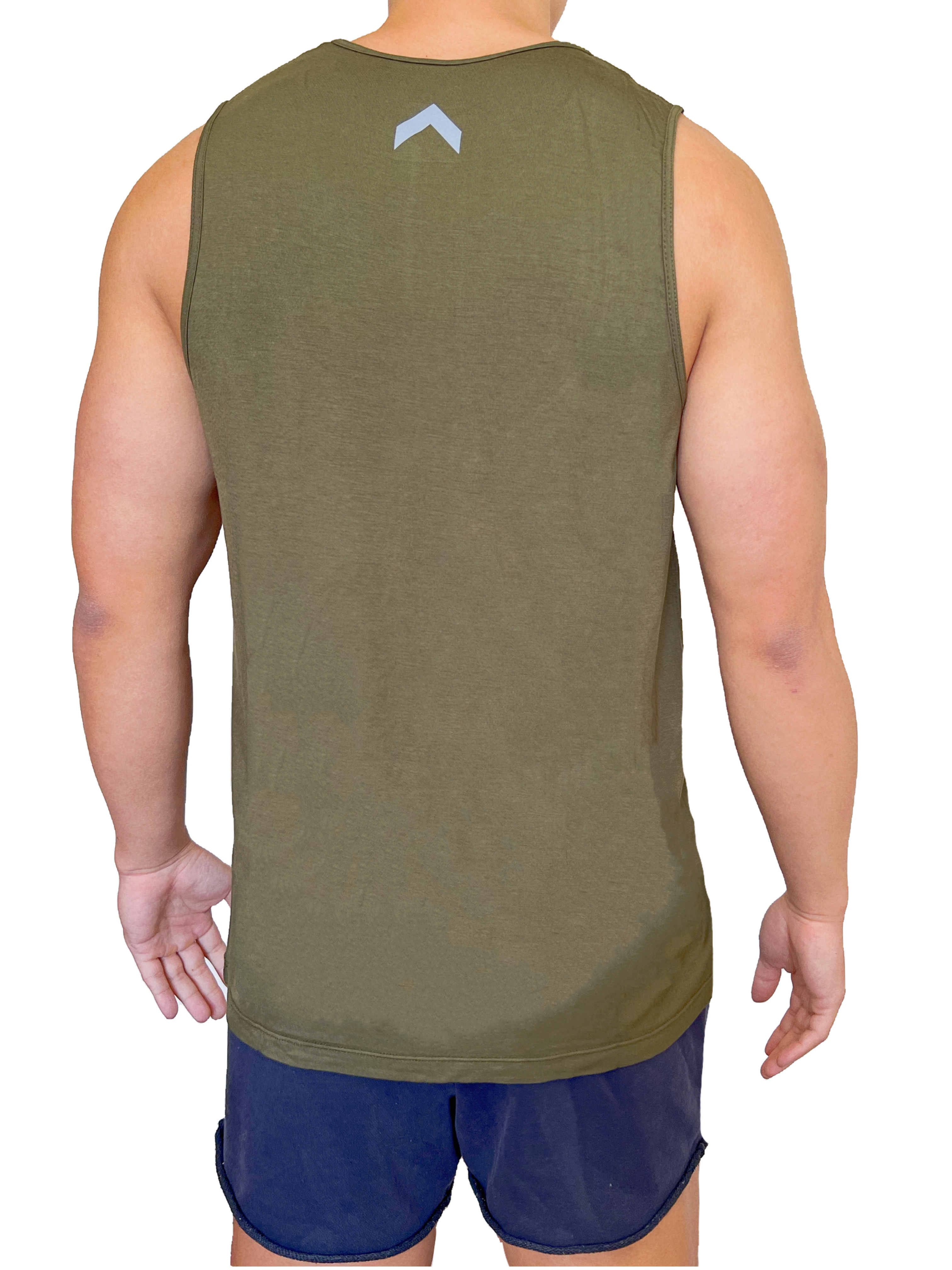 GYMUP 經典訓練背心 02 深軍綠