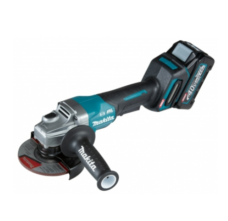 "MAKITA"牧田牌 充電式安全制角向磨光機 125mm(無碳刷)(鋰40V)