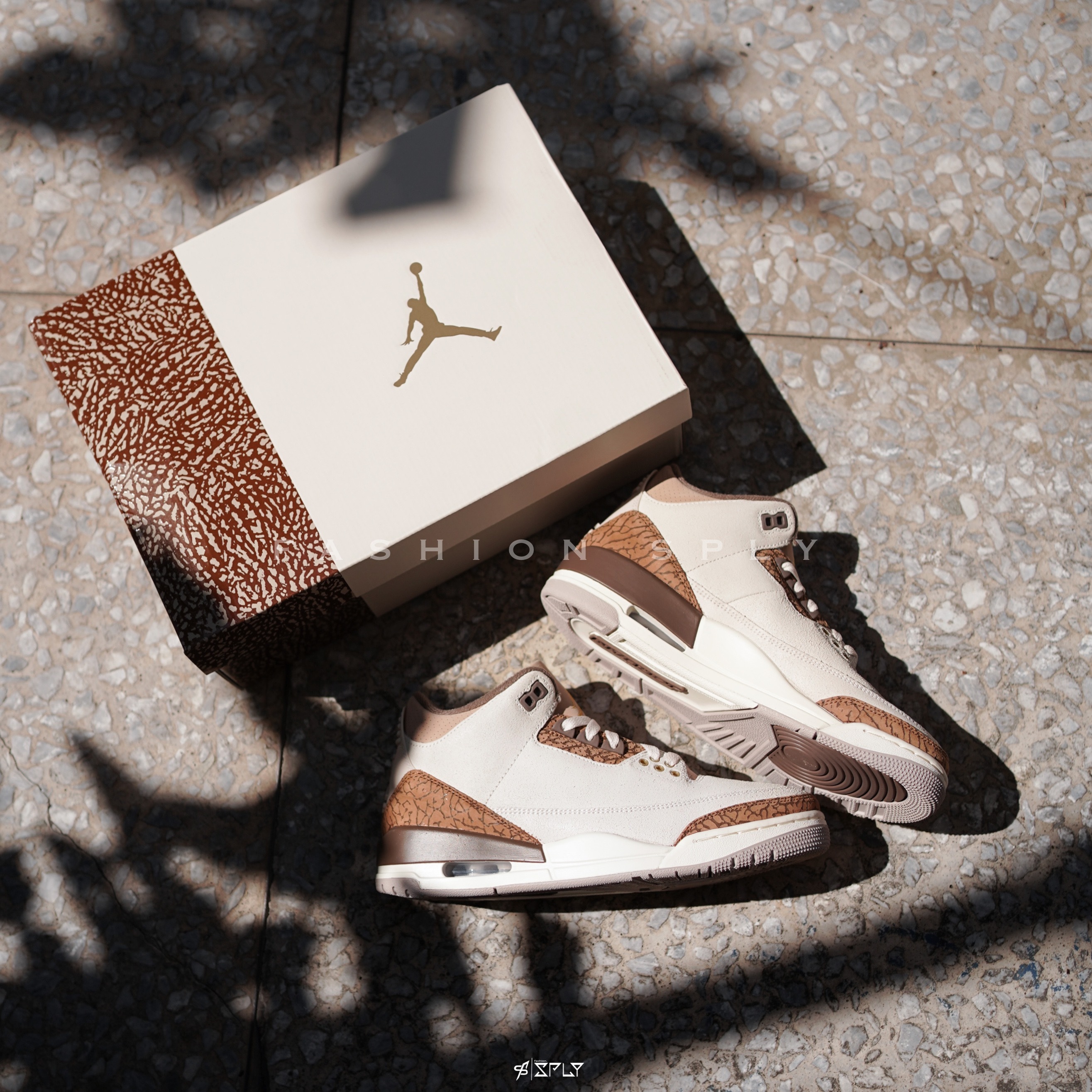 Air Jordan 3 Retro Palomino 爆裂紋 礦石棕 CT8532-102