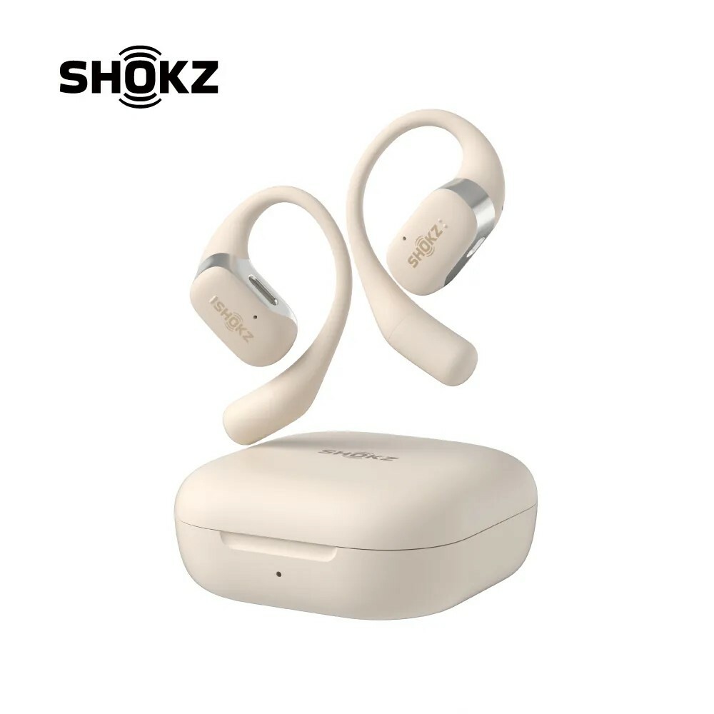 hc SHOKZ OPENFIT T910 ワイヤレスイヤホン ホワイト ショックス ワイヤレス イヤホン 左右分離 IP54 最大6時間 USB-C