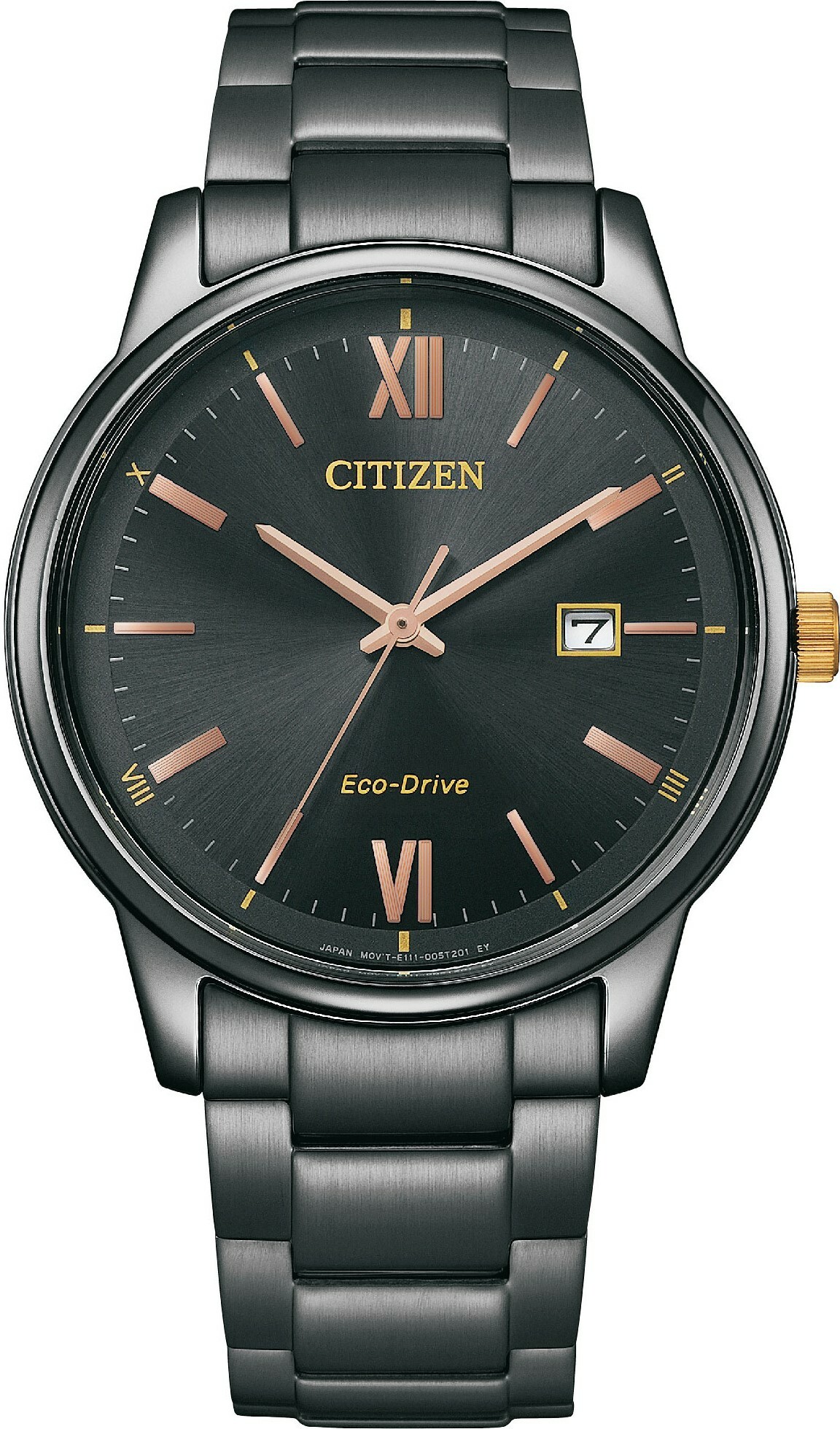 萬年鐘錶 - Citizen 星辰錶  全黑經典光動能男錶 BM6976-72E  錶徑40MM