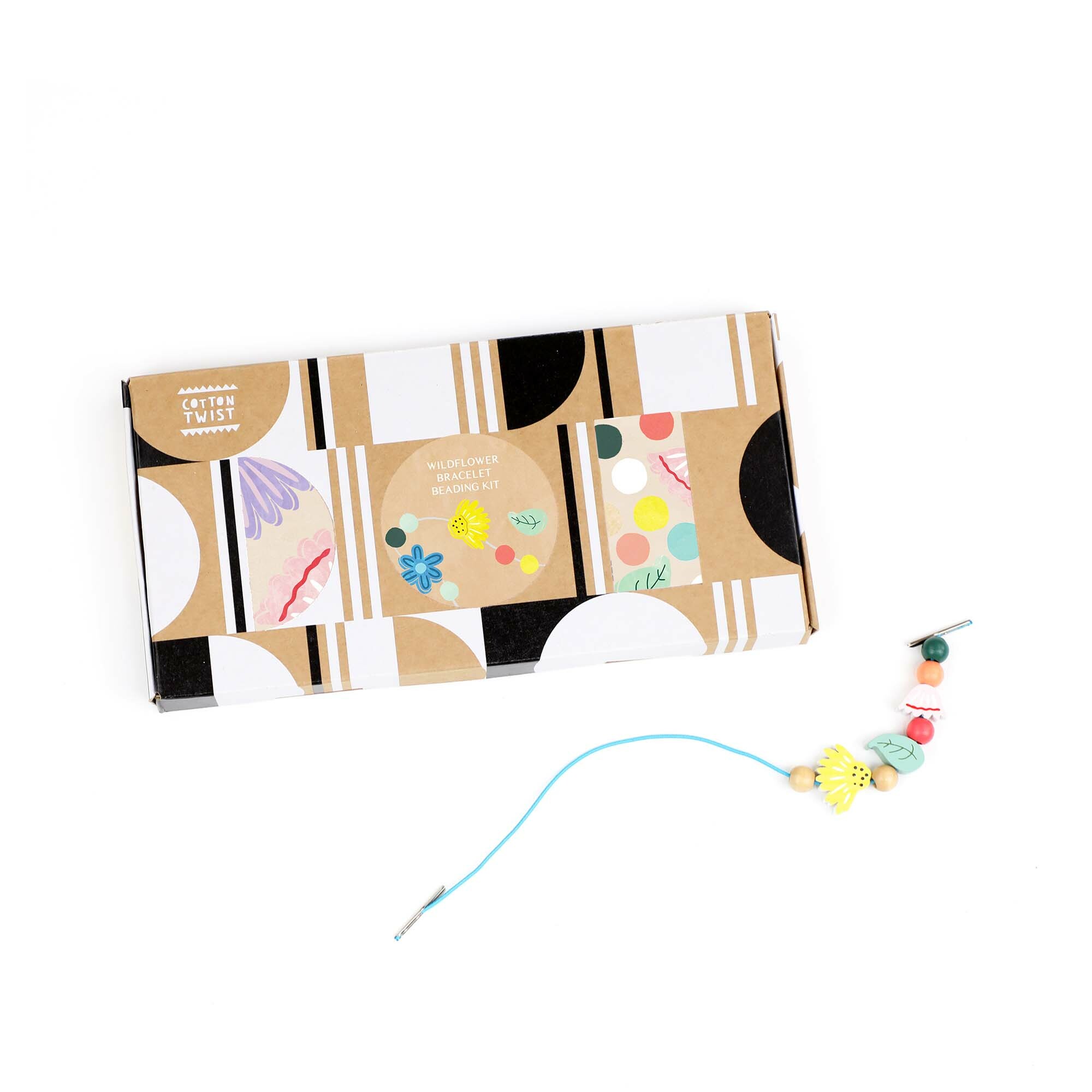 小野花 - 紙盒 | DIY木質串珠手環系列