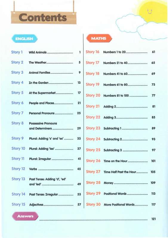 【多買多折】Learning English and maths Through Stories K2