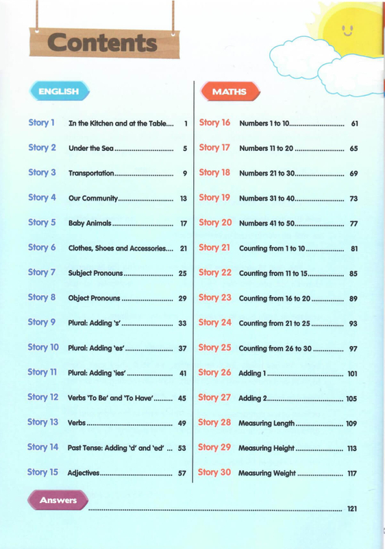 【多買多折】Learning English and maths Through Stories K1