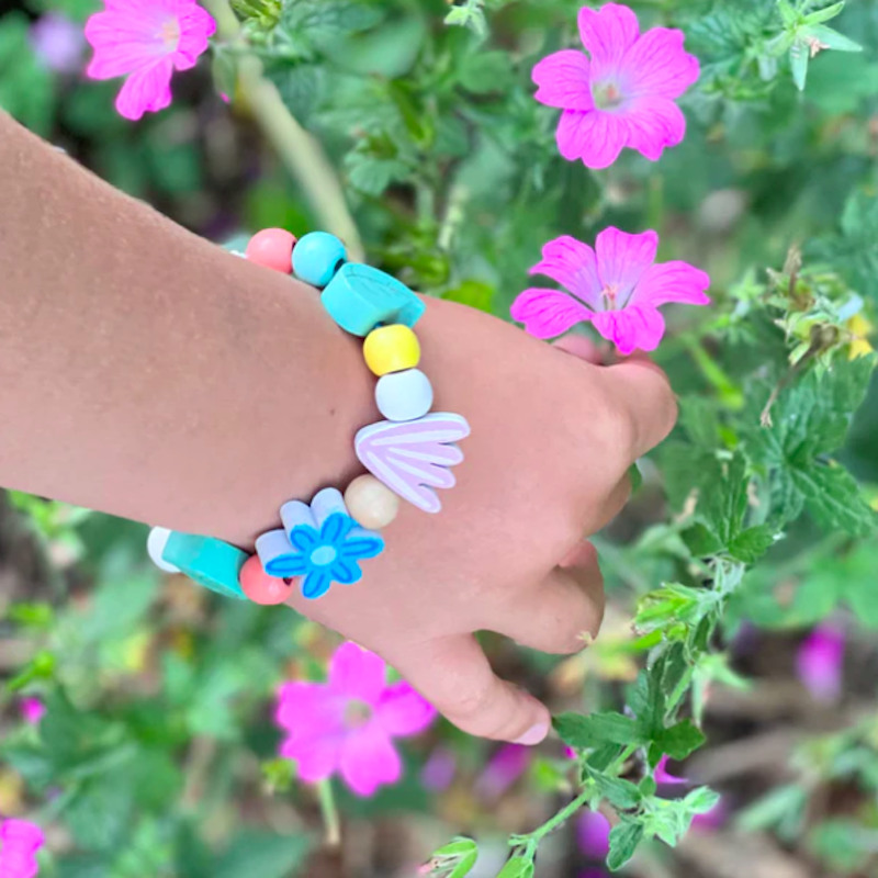 小野花手環 - 迷你鐵盒 | DIY木質串珠手環系列