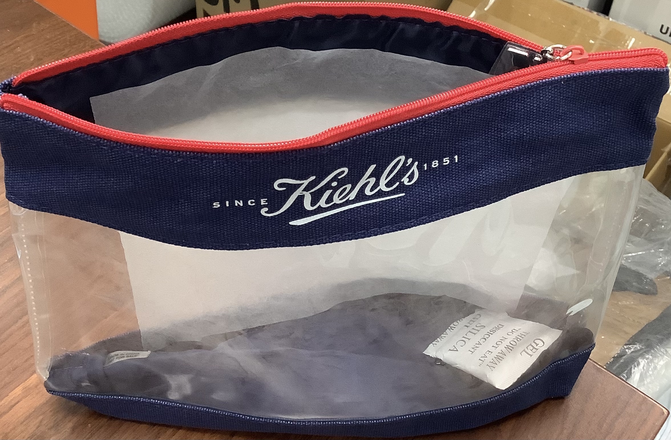Kiehl’s藍色透明袋 (KA810)
