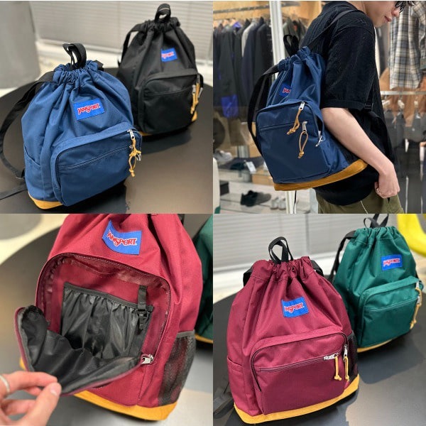 JANSPORT × BEAMS Pack & Go 別注款抽繩後背包