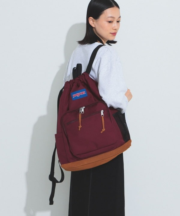 JANSPORT × BEAMS Pack & Go 別注款抽繩後背包