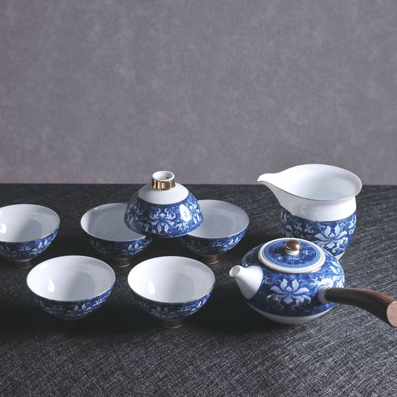 黑檀木手握壺茶具組｜錦上添花設計 1壺1海6杯高質感茶具推薦