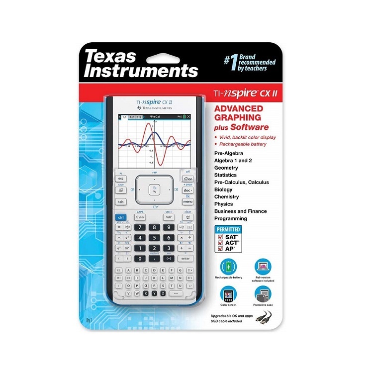 Texas Instruments TI-Nspire CX II 彩屏圖形計數機