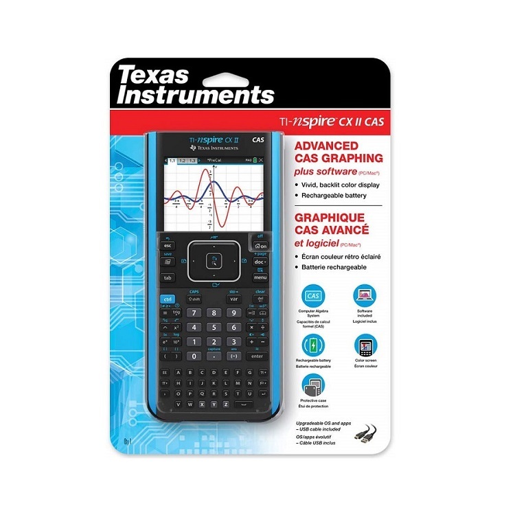 Texas Instruments TI-Nspire CX II CAS 彩屏圖形計數機